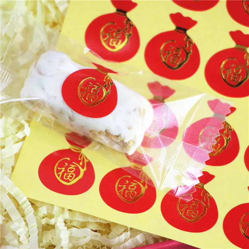 500 шт. Деньги Сумочка с местом для хранения пломба наклейка подарка Стикеры