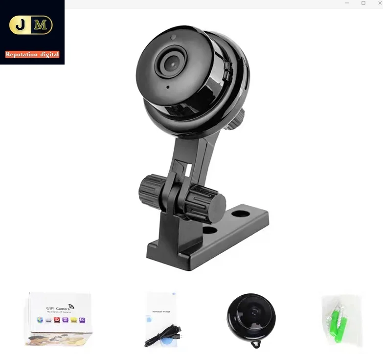 

JMDX 1080p HD Hook Type Bracket Type USB Night Vision Wireless Camera Security Night CAM Software Wireless IP Network Monitoring
