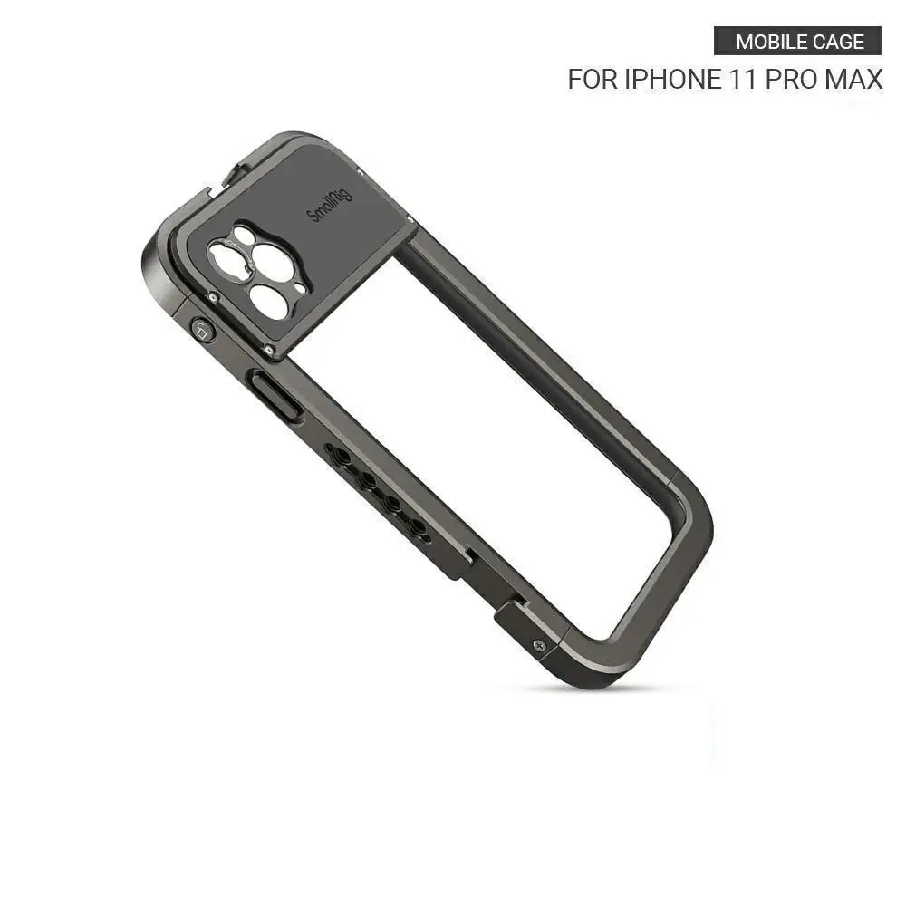 SmallRig Mobile Phone Cage For iPhone 11 Pro Max Pocket Protective With Cold Shoe Mounts Vlog Shooting phone kit - 2778