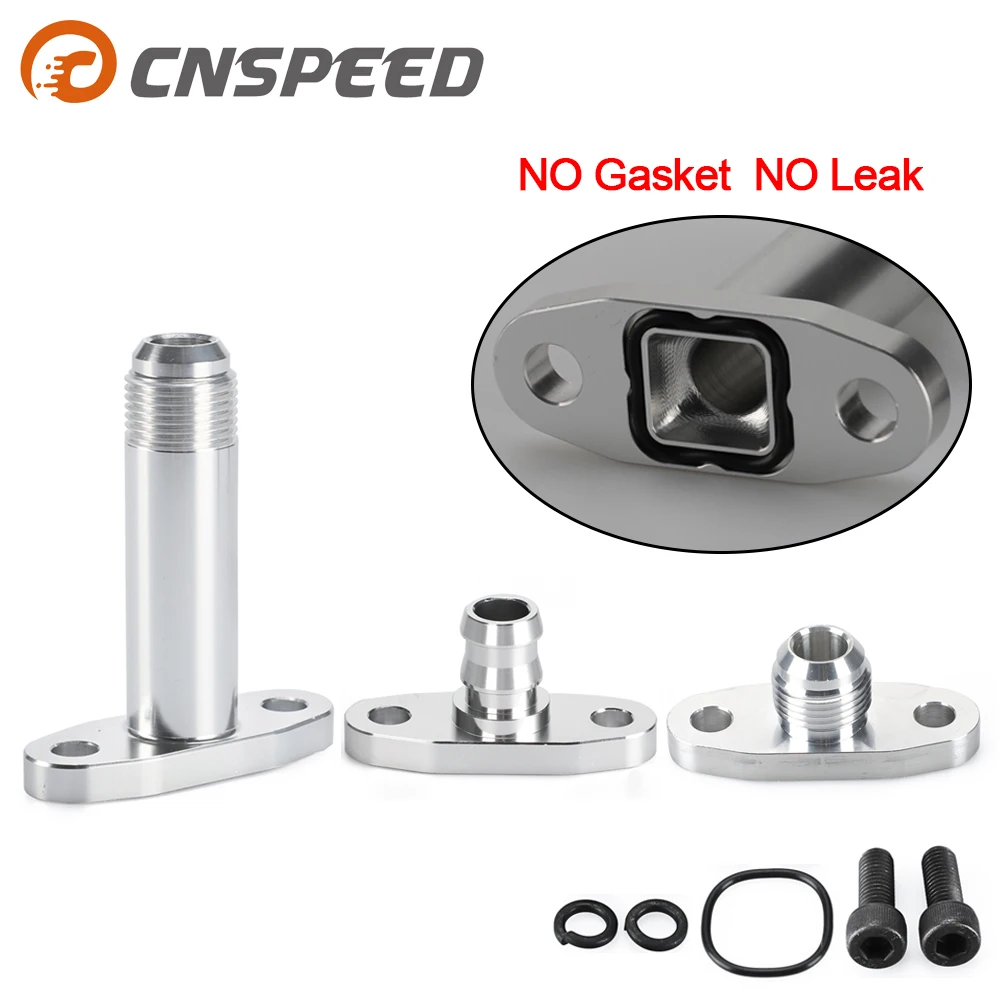 An10 шаг отверстия 2 &quot/51 для слив масла из турбины обратный фланец адаптер