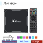 Лучший x96Max, 4 ГБ, 64 ГБ, ip приставка для ТВ андроидный телевизионный блок приставка для ТВ Amlogic S905X2 4 г 32 г x96 max Media Player smart Декодер каналов iptv set-top box
