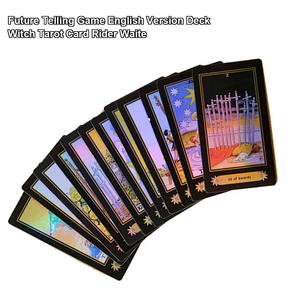 78 шт. игра на тему будущего колода всадник Вейт английская версия Лучистая