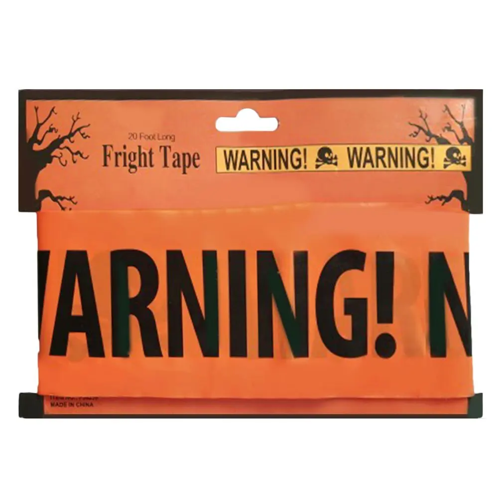 Предупреждение ющая сигнальная лента Хэллоуин вечерние реквизит декор