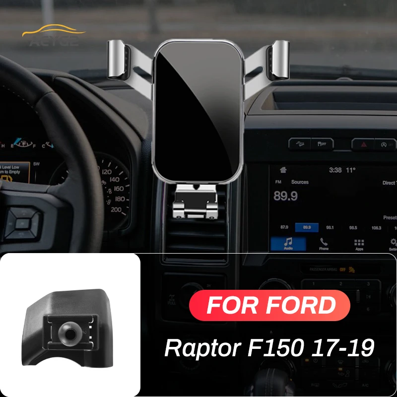 

Car Mobile Phone Holder For Ford Raptor F150 2017 2018 2019 Gravity Stand Air Vent Outlet Mount Clip Navigation Special Bracket
