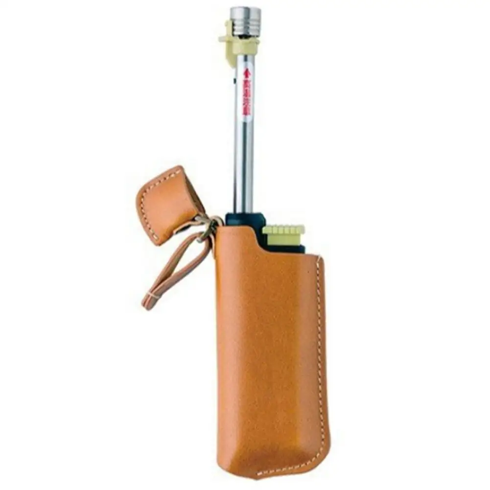 

Telescopic Igniter Holster Outdoor Camping Windproof Igniter Storage Case PU Protective Cover Outdoor Tools Accessories