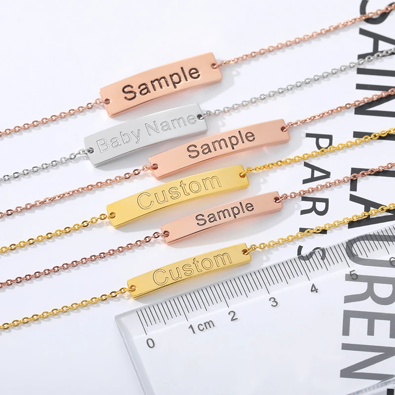 Женский и мужской браслет цепочка из нержавеющей стали с регулируемым