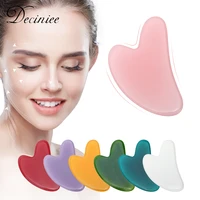 1pc gua sha board resin gua sha facial tools scraping massage tool spa acupuncture therapy trigger point treatment anti aging
