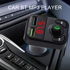 FM-трансмиттер TTFTFP автомобильный с поддержкой Bluetooth 5,0 и 2 USB-портами