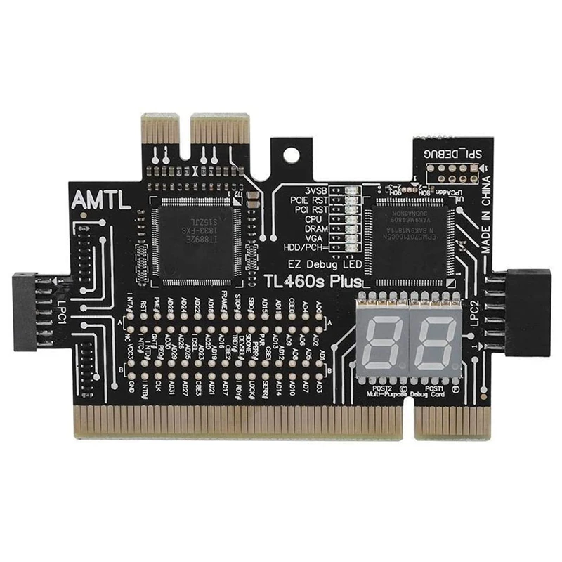Многофункциональный ПК PCI-E Mini LPC материнская плата TL-460S диагностический Тесты
