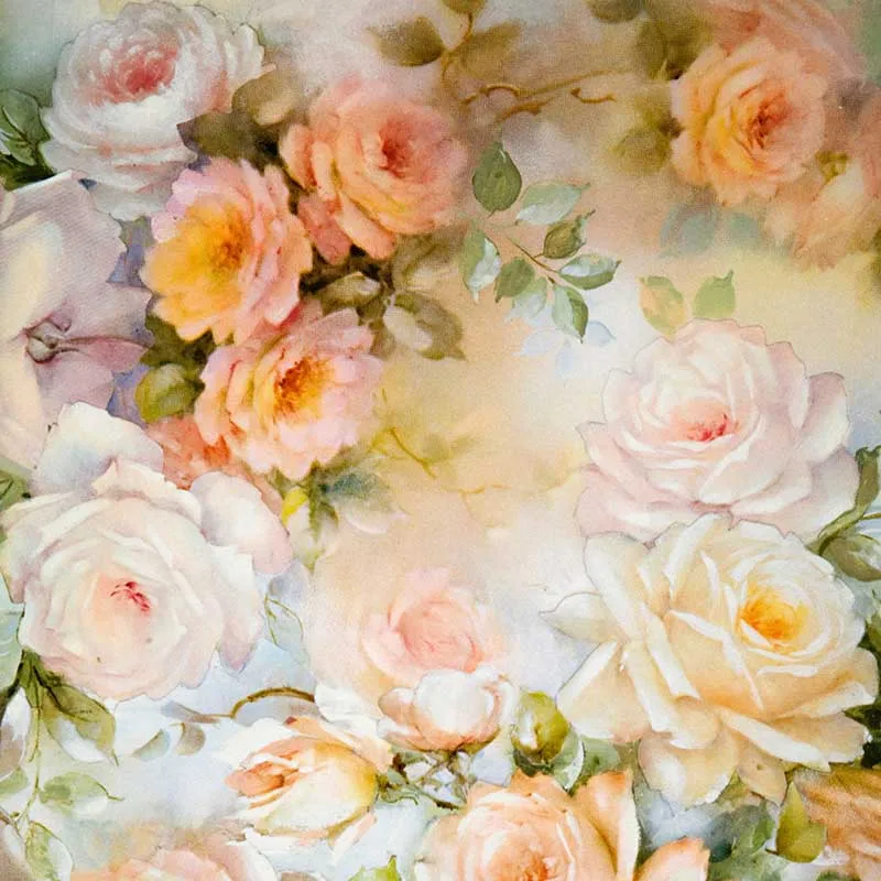 Виниловый фон для фотосъемки MEHOFOTO желтые и белые розы Фотофон детской студийной