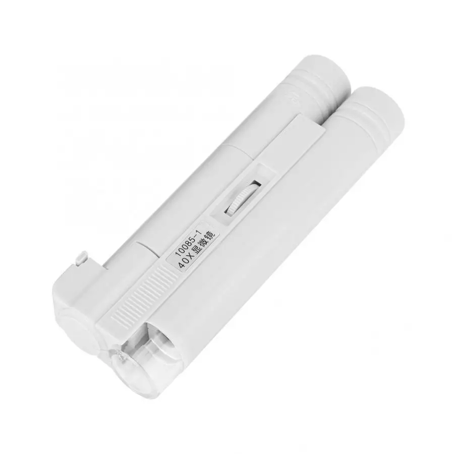 МИКРОСКОП СВЕТОДИОДНЫЙ Карманный с увеличением 40X микроскоп микрообъектив для