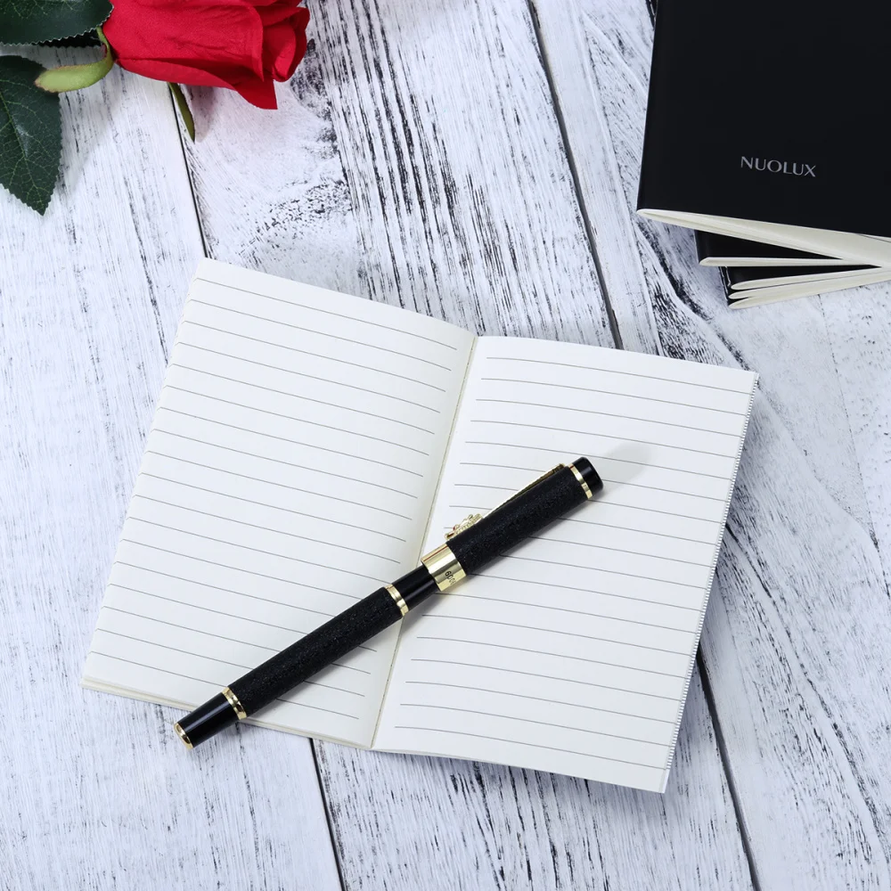 

NUOLUX 6 Pcs Pocket Notebook Premium Mini Ruled Paper Waterproof Cover Diary Journal Memo Book Notepad