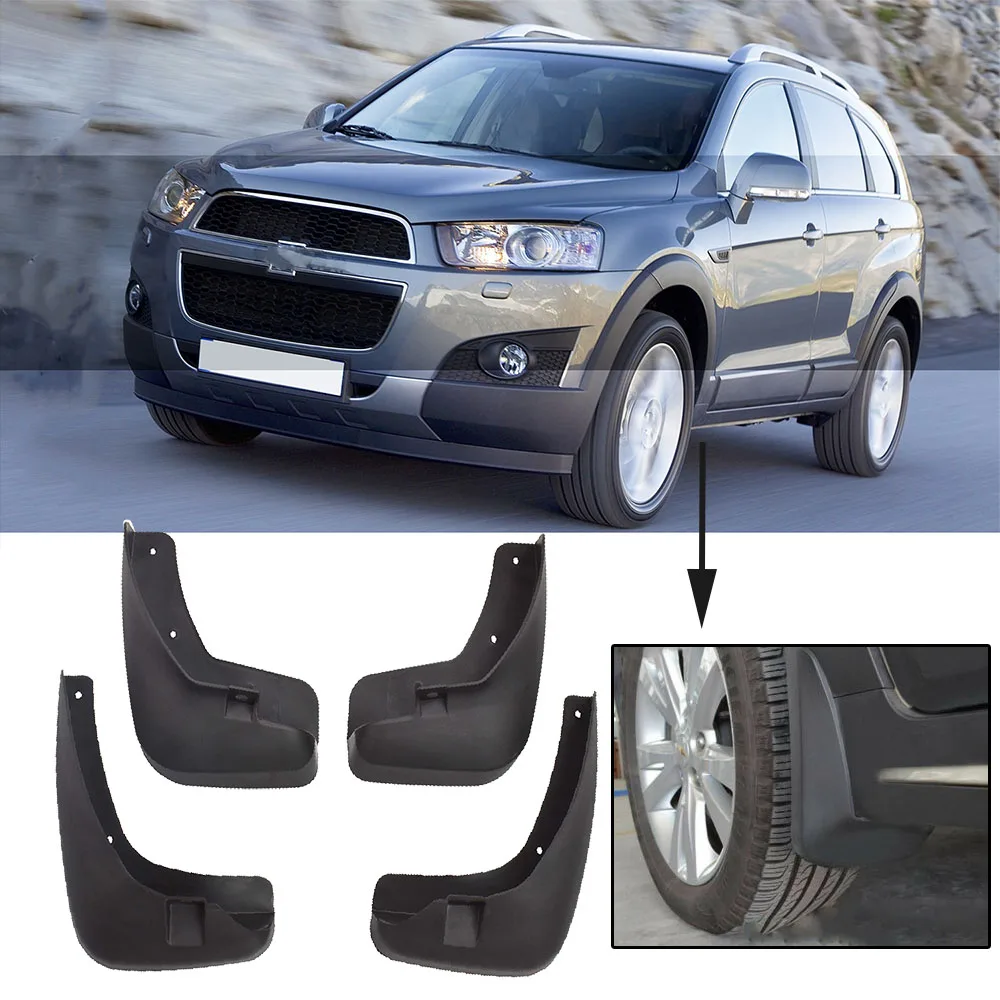 4 шт. Брызговики для Chevrolet специальные коврики Holden Captiva 7 Спорт 2006- Автомобиль всплеск осадка ограничители Брызговики щиток 2007 2008 2009