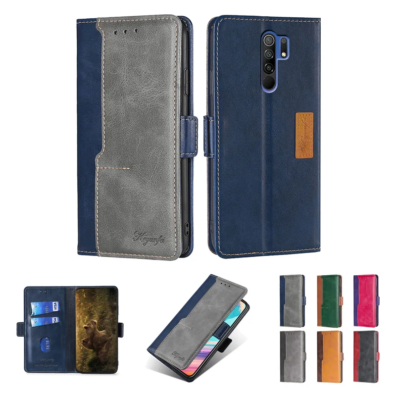Кожаный флип чехол для Xiaomi Redmi Note 8 8T 9 9S 9T 10 Pro роскошные магнитные чехлы телефонов