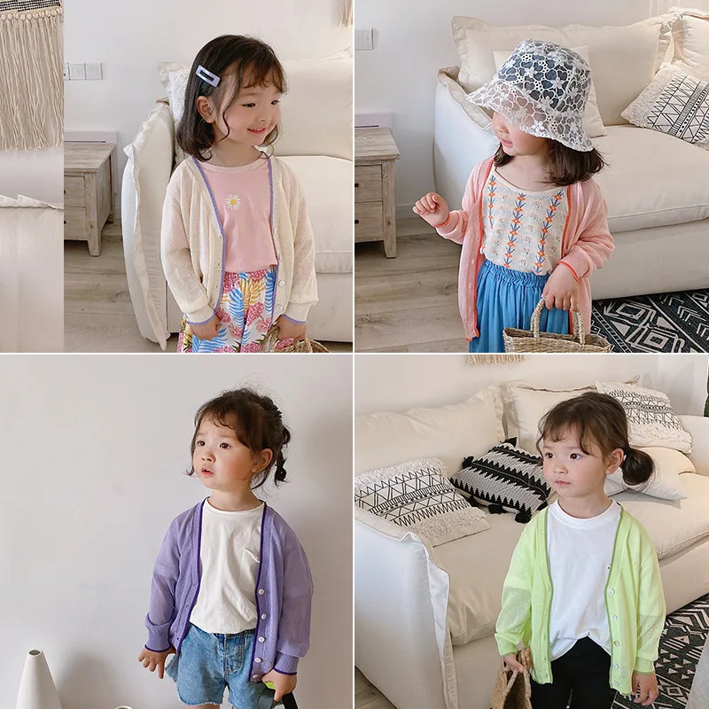 

Детский кардиган для девочек; Свитер; Хлопковый вязаный жакет для маленьких девочек; Пальто; Одежда для маленьких девочек; QZ065