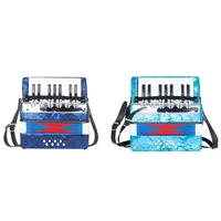 kids accordion 17 keys 8 bass piano accordion mini musical instruments for early childhood teaching