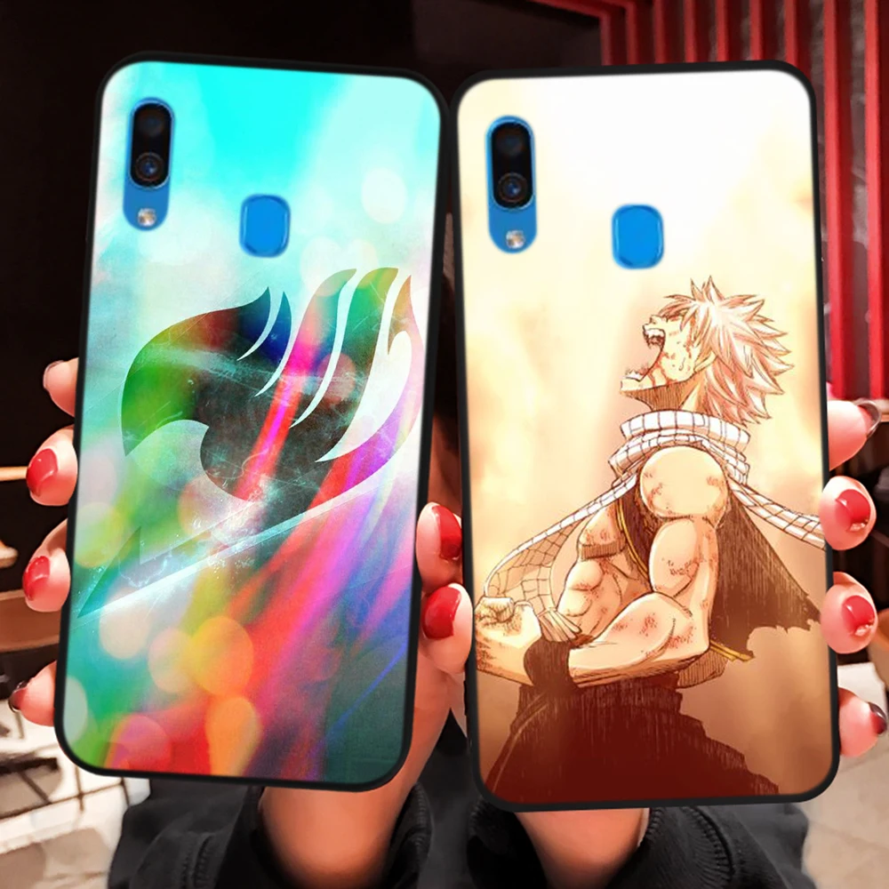 Чехол для телефона из ТПУ с Аниме Манга Фея хвост Samsung Galaxy A10s A20s A30s A40s A50s Note 10 Plus