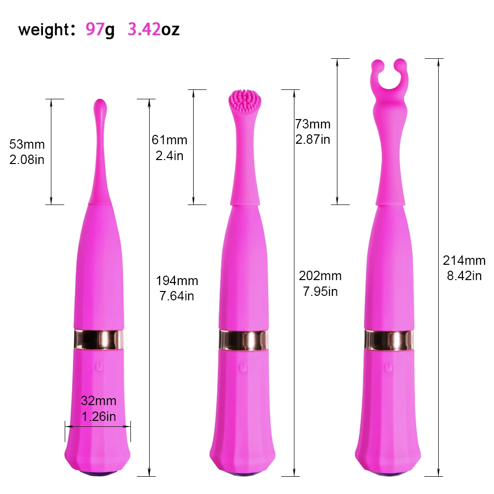 Щетка вибратор 10 скоростей для взрослых интимные игрушки женщин палочка