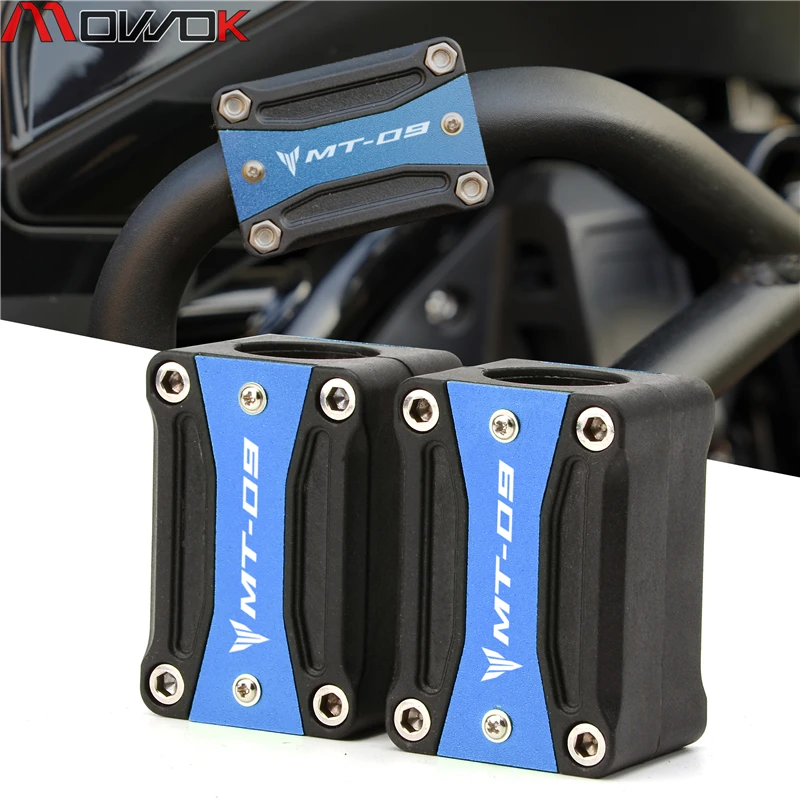 Защита двигателя мотоцикла, бампер, декоративный блок 22-25-28мм для YAMAHA MT-09 MT09 Tracer 700/700GT XSR900 FZ09 TDM 900