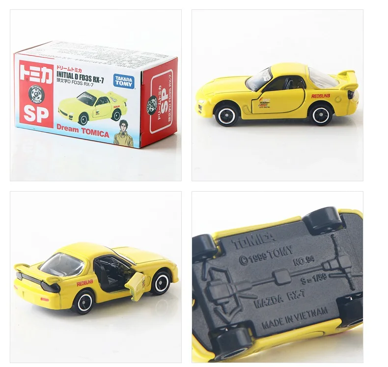 TAKARA TOMY Dream Tomica INITIAL D Mazda FD3S RX-7 SP Nissan S13 SILVIA SKYLINE GT-R(R32) литая модель автомобиля игрушка автомобиль мальчики игрушки