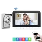 Беспроводной Wi-Fi умный IP-видео дверной звонок Запись видео внутренний звонок Wi-Fi дверной звонок широкоугольная камера дверной телефон поддержка удаленной разблокировки