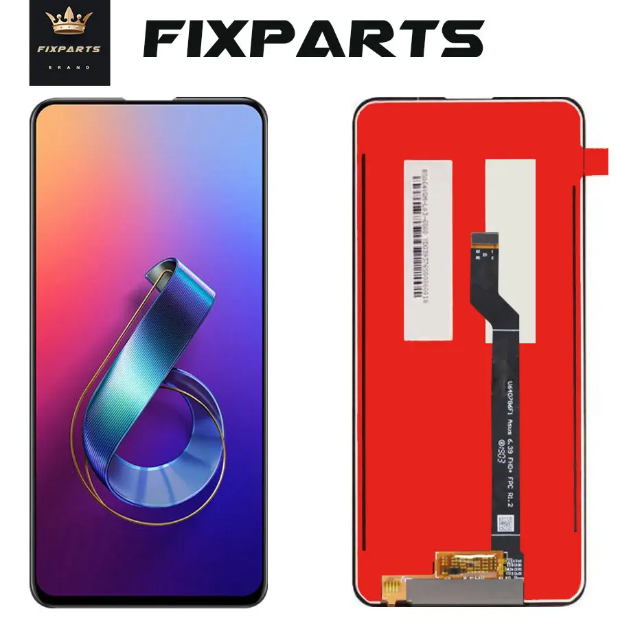 

6.4" Display For ASUS Zenfone 6 2019 ZS630KL LCD Touch Screen Digitizer for ASUS Zenfone6 ZS630KL 6Z LCD No Dead Pixels