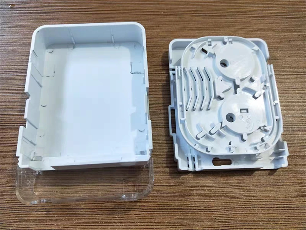 20pcs FTTH Terminal box single port ABS junction box wall mount desktop patch panel white 1C fiber optic distribution box ELINK