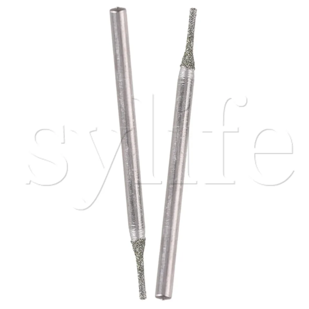 20 шт. 1 2 мм серебряные драгоценные камни с алмазным покрытием Сверла хвостовик 3 |