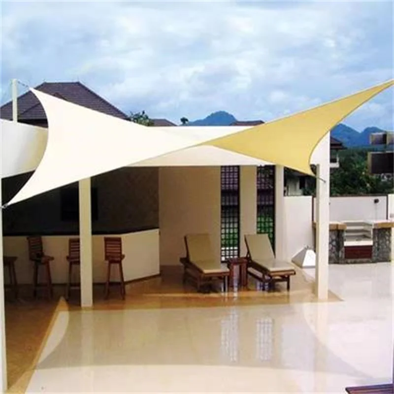 

Foldable sunscreen and anti-ultraviolet sunshade sail Oxford cloth garden waterproof awning camping tent outdoor awning