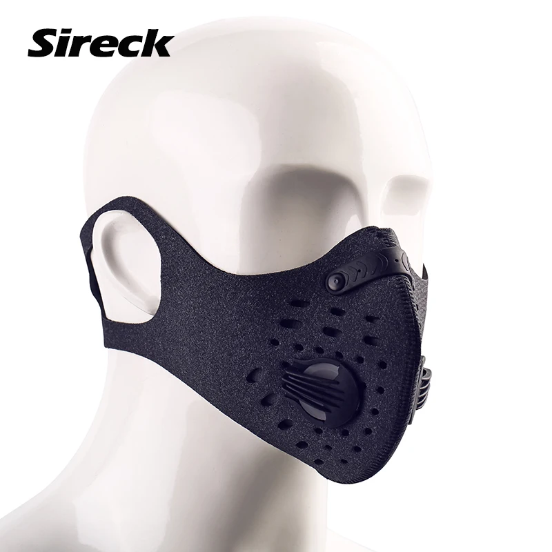 Маска для лица с активированным углем Sireck Пылезащитная маска из губки PM 2 5