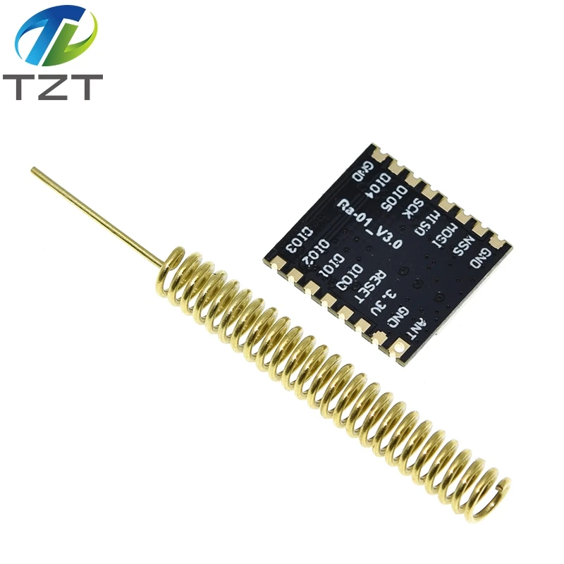 TZT Ra-01 LoRa SX1278 433Mhz Беспроводной модуль передачи распространяющегося спектра наибольшего расстояния 10KM для Arduino.