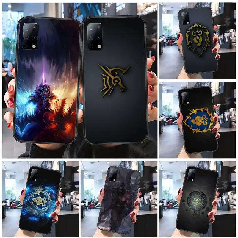 

Logo World-A-of-S-warcraft-E-WOW Games Phone Case for redmi 6A 7A 8A 9A 10X 4G note 8 8T 9S 10 K30 K20 pro max Cover
