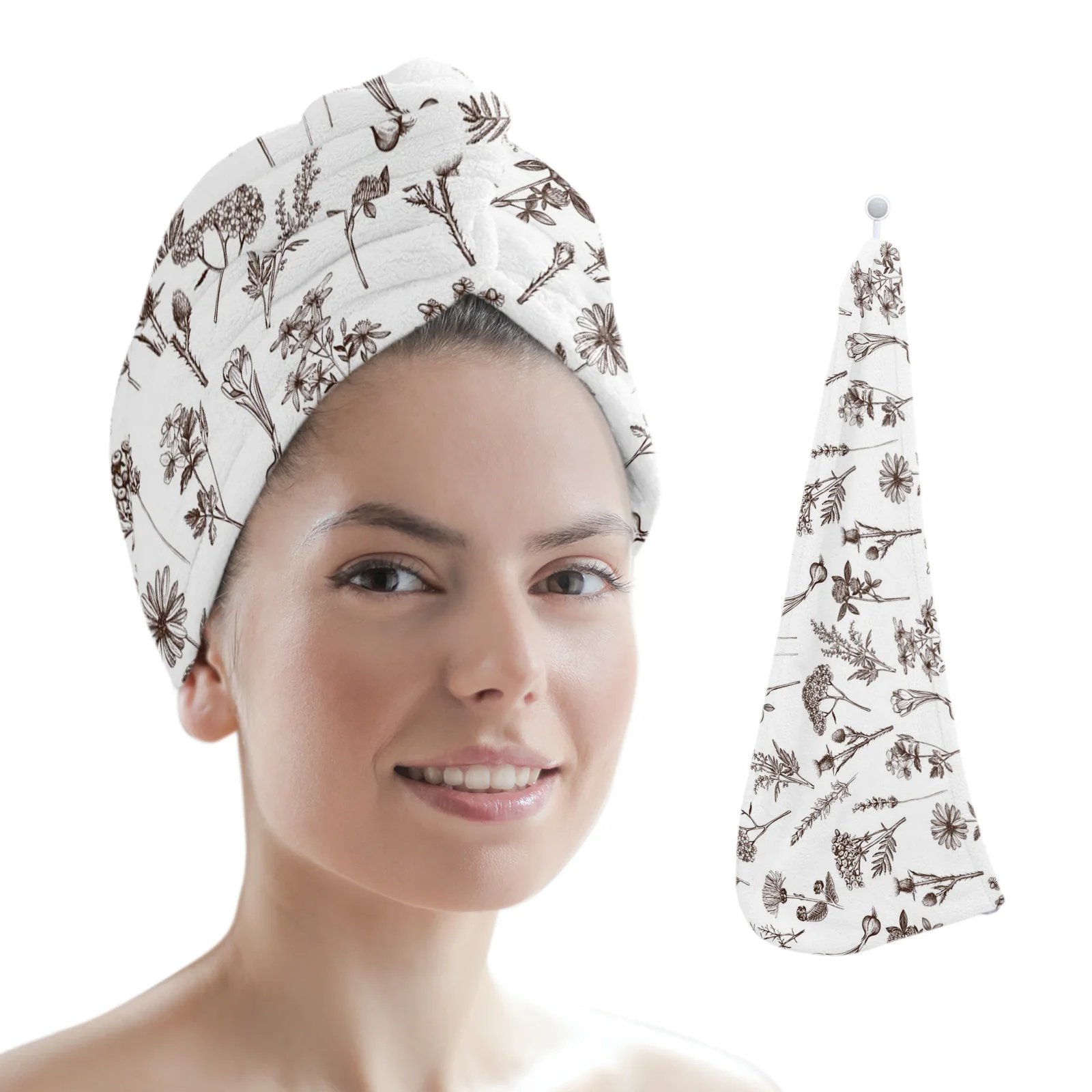 

Женское впитывающее полотенце для волос, из микрофибры