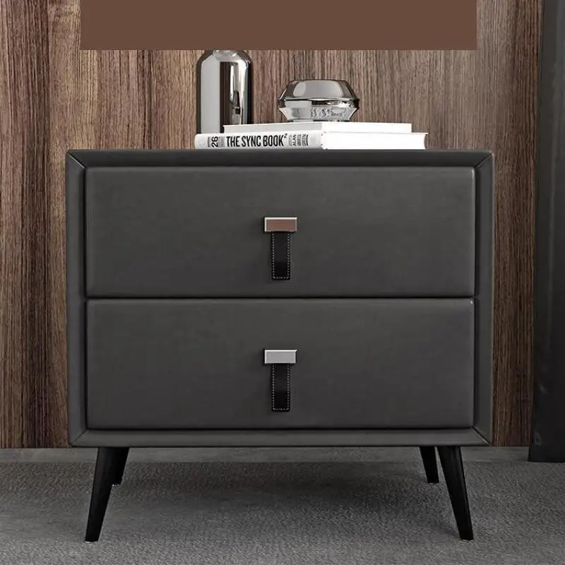 Прикроватный столик простая спальня полностью из массива древесины дуба ins