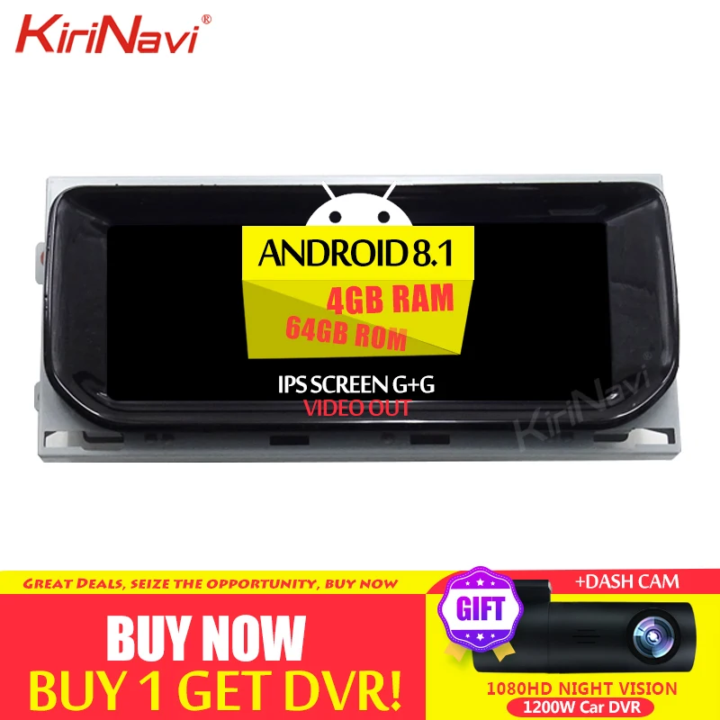 KiriNavi 10 25 &quotAndroid 8 1 Автомобильная магнитола для Land Range Rover Evogue L405 автомобильный Dvd