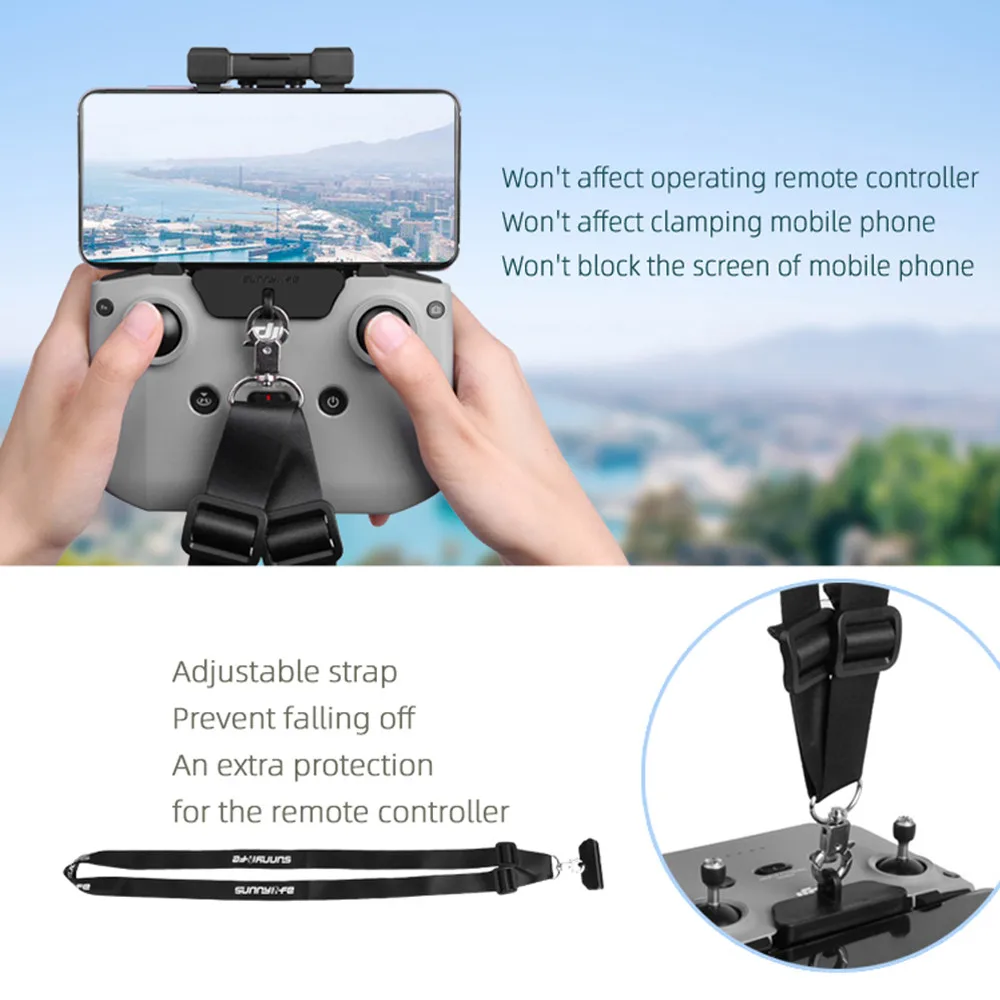 

Adjustable Neck Strap Lanyard Belt For DJI MAVIC AIR 2 Remote Controller Solid Durable For DJI MAVIC AIR 2 Dropshipping #452