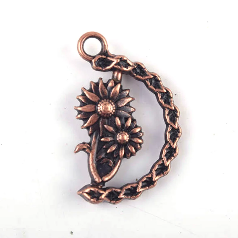 

Металлический вращающийся кулон «цветок», цепочка для ключей, браслет, ожерелье, ювелирные аксессуары