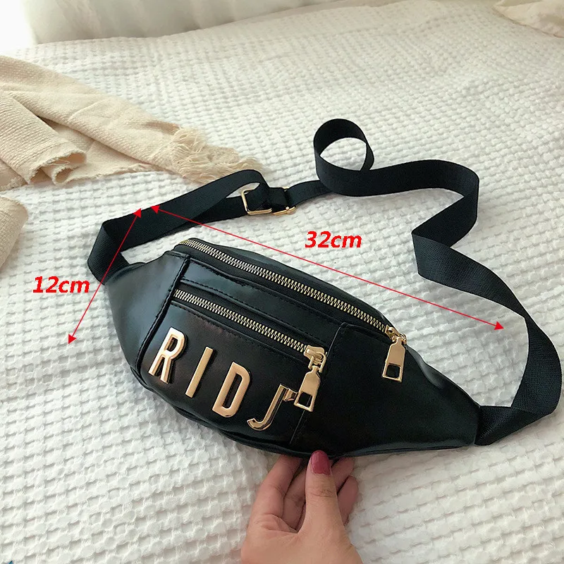 Mihaivin Женская поясная сумка кожаные поясные сумки черная для девушек нагрудная