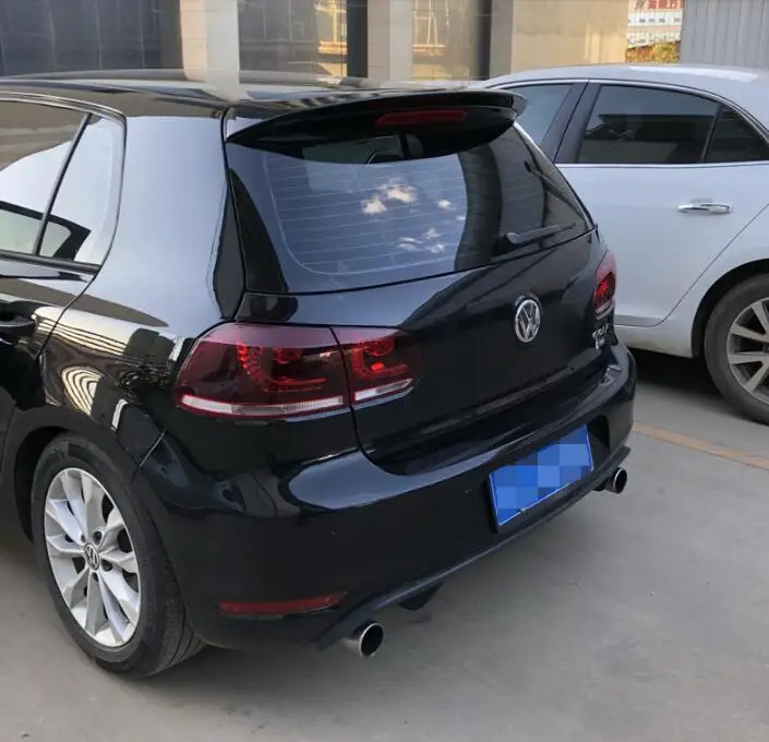 Спойлер для VW Golf 6 спойлер из АБС материала заднего крыла автомобиля 2010 2013 задний
