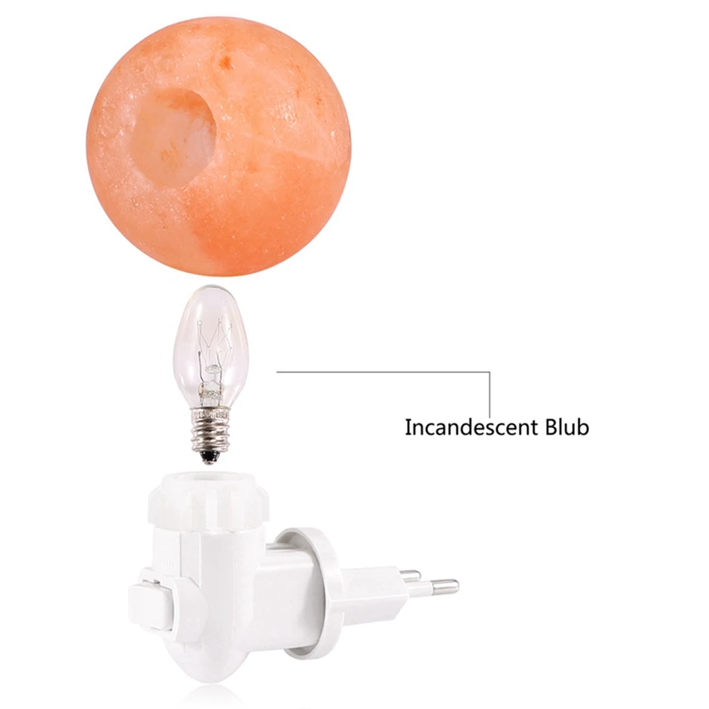 Соляная Лампа для очистки воздуха 10 Вт Гималайская соляная лампа Хрустальная