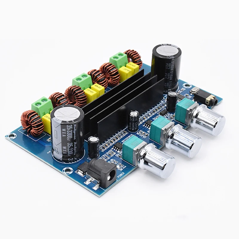 2*50 Вт + 100 Bluetooth 5 0 двойной усилитель мощности TPA3116D2 сабвуфер плата 2 1 канала TPA3116