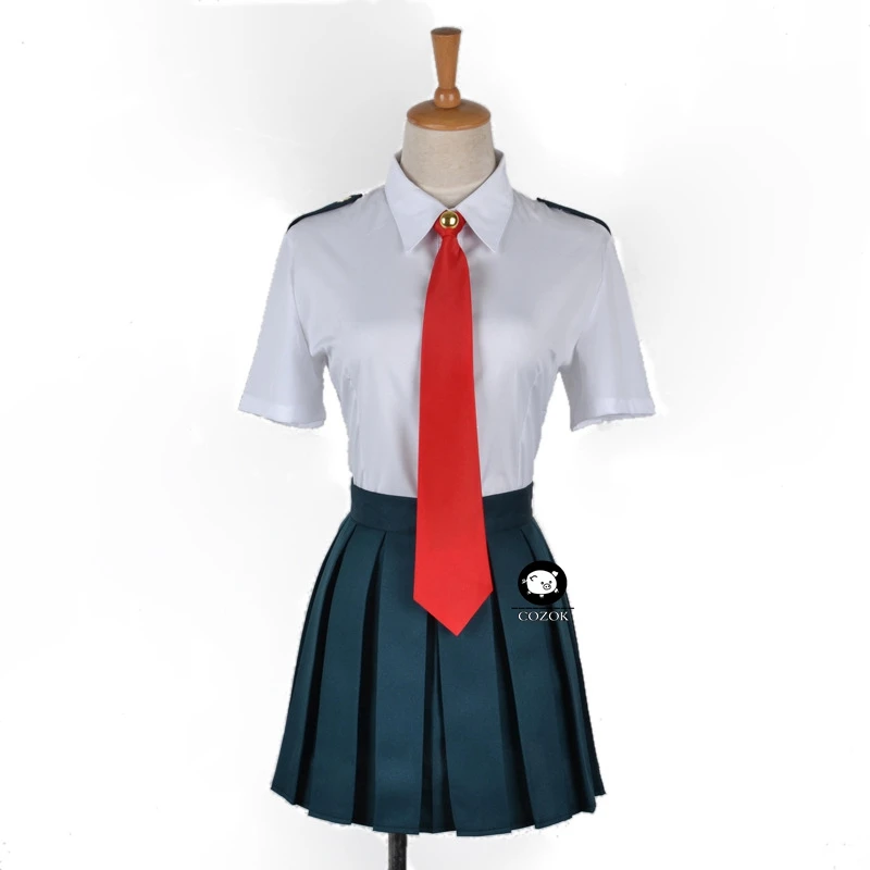 

Anime Boku no Hero Academia Midoriya Izuku Bakugou Katsuki OCHACO URARAKA Cosplay Costume My Hero Academia School Uniform