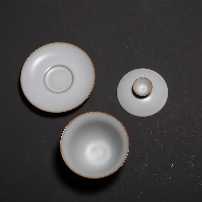 Винтажная керамическая чашка с крышкой 130 мл|Пиалы для чая| |