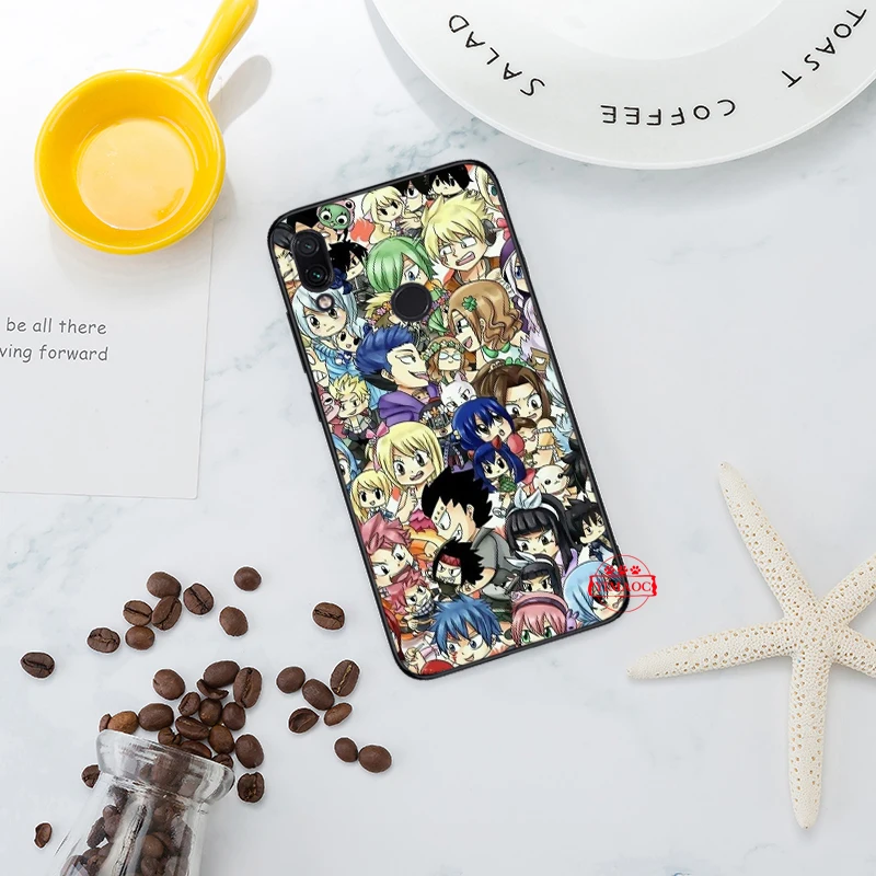 Manga Fairy Tail Silicone Case for Redmi Note 4X 5 Pro 6 5A Prime 7 8 |