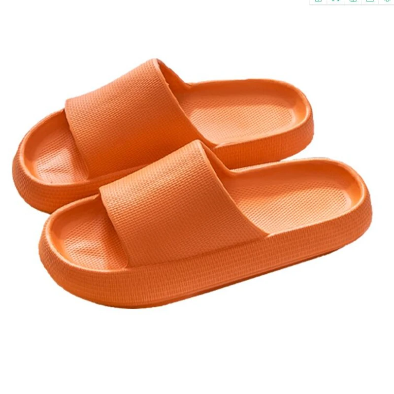 

Unisex Slippers Indoor Bathroom Non-Slip Bathroom Bath Slippers Quick-Drying Home Thick Soft Comfortable Sandals Women Sliders