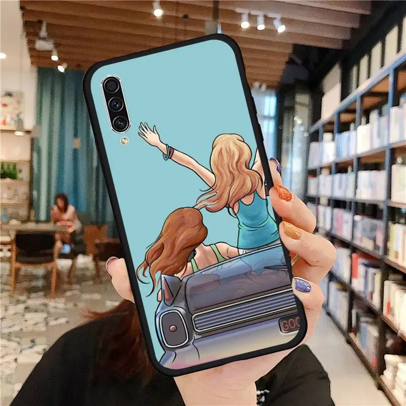 

Girls Bff Best Friends Forever Phone Case For Samsung galaxy S 21 20 10 8 A 50 21s 51 71 70 40 20 20e note 10 plus Ultra 5g fe