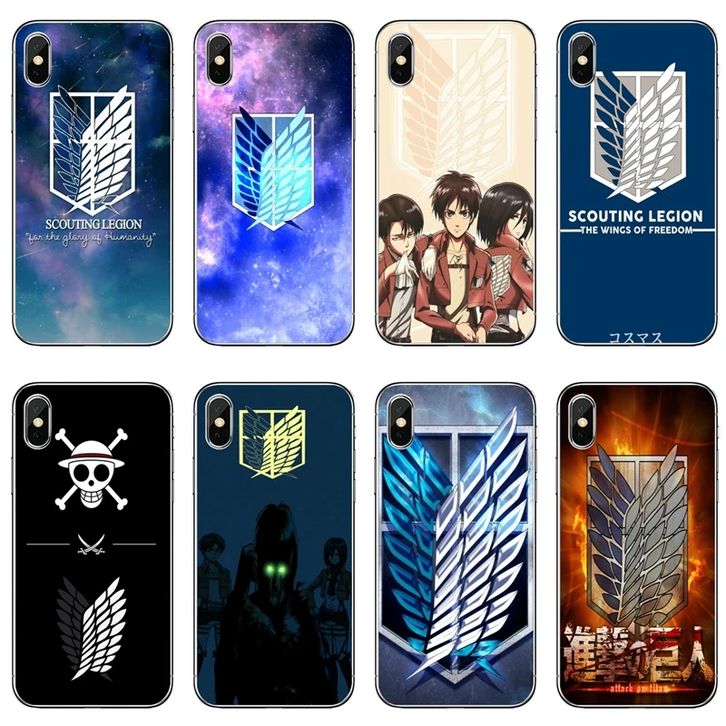 Чехол для телефона attack on titan wings аксессуары Huawei P30 P20 Pro P10 P9 P8 Lite Y5 Y6 Y7 Y9 P Smart Plus 2018