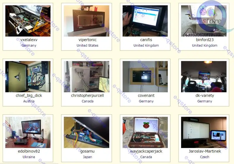 E-qstore: преобразователь ЖК-контроллера LQ150X1LW71N экран 1024X768 в монитор Raspberry Pi плата