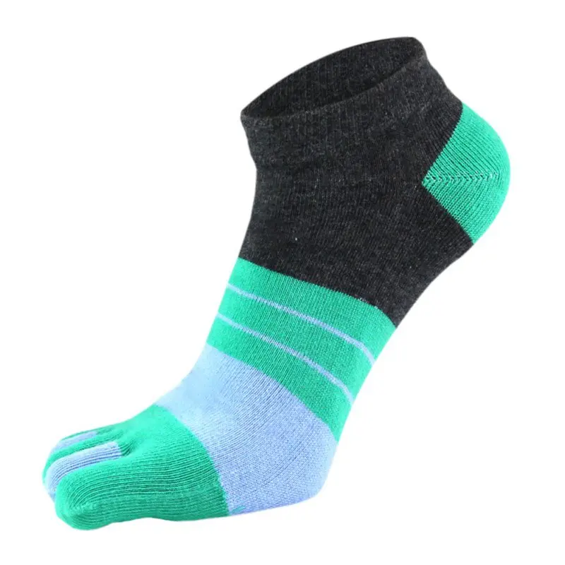 Летние мужские носки хлопковые пять пальцев дышащие Calcetines лодыжки Повседневные