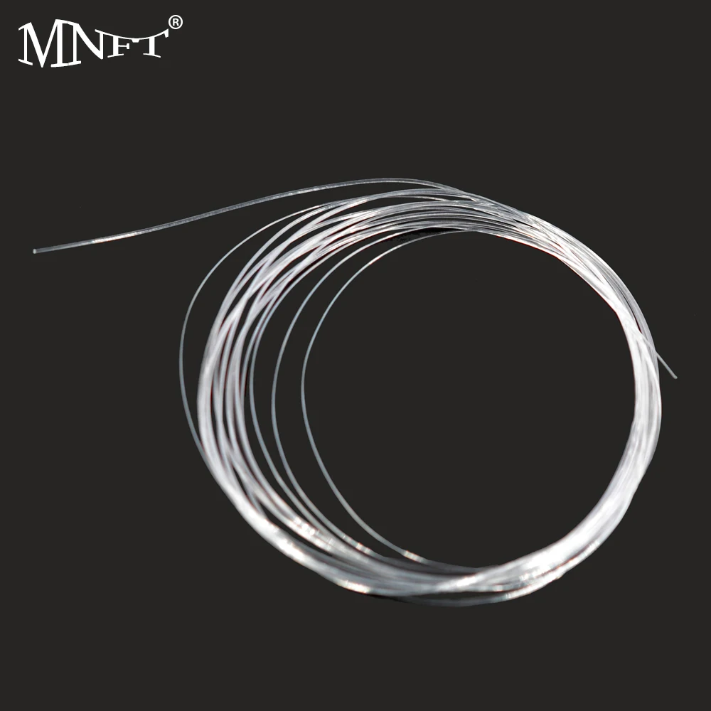 

MNFT 2PCS Tapered Leader Fly Fishing Line 9FT Sink Clear Nylon Fishing Lines